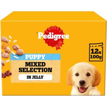 Pedigree Puppy Wet Dog Food Pouches Mixed Selection 12x100 (12 x 100g)