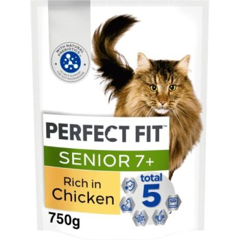 Perfect Fit Senior 7+ Dry Cat Food Chicken (750g)