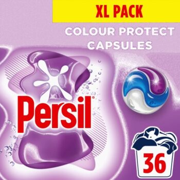 Persil Colour 3 in 1 Laundry Washing Detergent Capsules 36 Washes (759.6g)