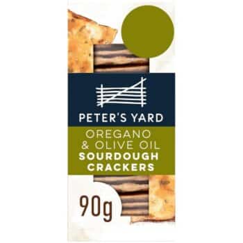 Peter's Yard Oregano & Olive Oil Sourdough Crackers (90g)