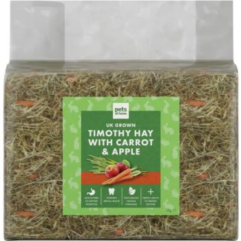 Pets At Home Rabbit Hay With Carrot And Apple (1kg)