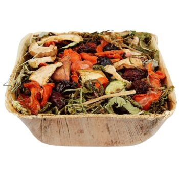 Pets At Home Small Animal Treat Nettle Raspberry And Dandelion Salad Bowl (40g)