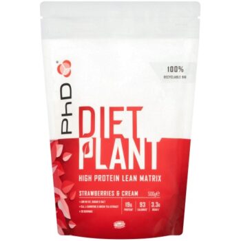 PHD Nutrition Diet Plant Protein Powder Strawberries & Cream (500g)