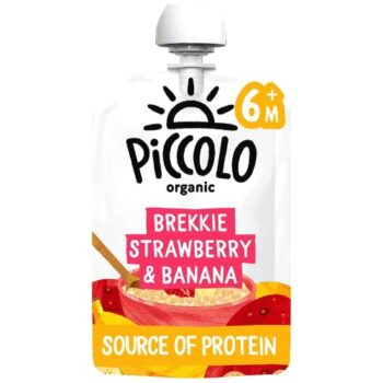 Piccolo Organic Brekkie Stage 1 Strawberry & Banana (100g)