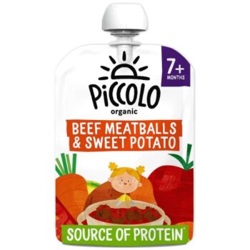 Piccolo Organic Sweet Potato & Beef Meatballs 7+ Months (130g)