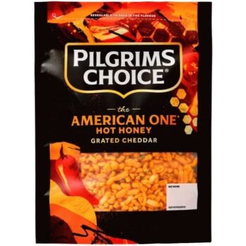 Pilgrims Choice The American One Hot Honey Grated Cheese (180g)