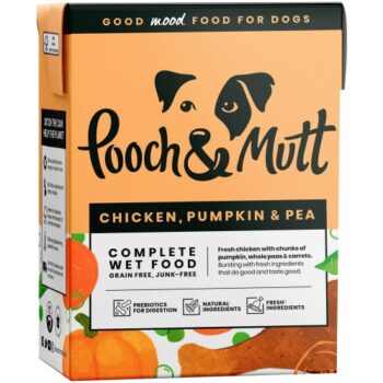 Pooch & Mutt Chicken Pumpkin Pea Wet Dog Food (375g)