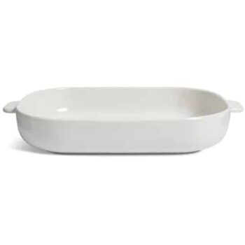 Porcelain Oval Roaster, 21cm