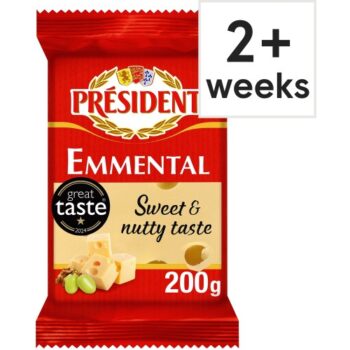 President Emmental Cheese Block (200g)