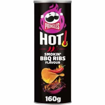 Pringles Hot Smoky BBQ Ribs Sharing Crisps (160g)
