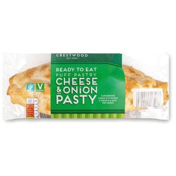 Puff Pastry Cheese & Onion Pasty