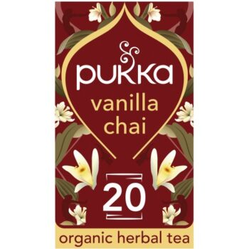 Pukka Organic Fair Trade Vanilla Chai Herbal Tea Sachets (20 x 40g)