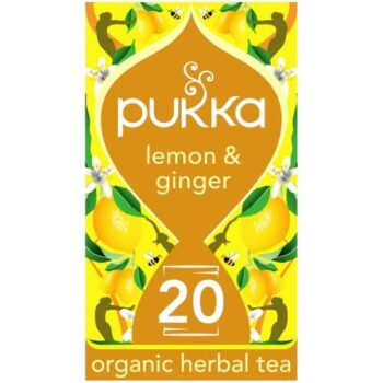 Pukka Organic Lemon Ginger & Manuka Honey Herbal Tea Bags (20 x 82.5g)