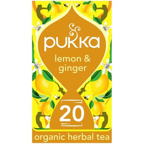 Pukka Organic Lemon Ginger & Touch of Manuka Honey 20 Tea Bags (34g)
