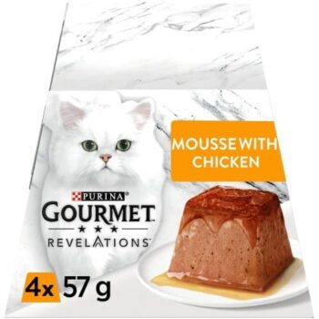 Purina Gourmet Revelations Chicken in Gravy Wet Cat Food (4 x 57g)