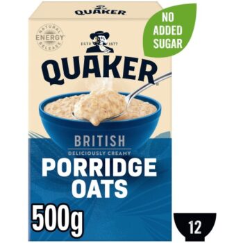 Quaker 100% Wholegrain Rolled Oats Porridge (500g)