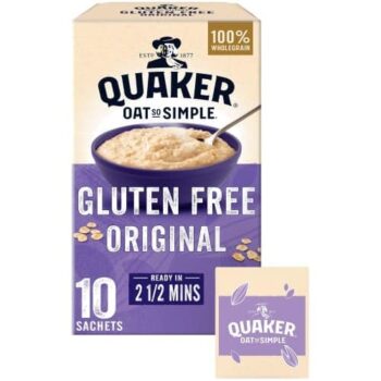 Quaker Oat So Simple Gluten Free Original Porridge Sachets (10 x 35g)