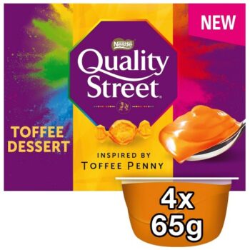 Quality Street Smooth & Creamy Toffee Dessert (4 x 65g, 260g)
