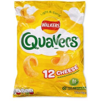 Quavers Cheese Flavour Potato Snacks (12)