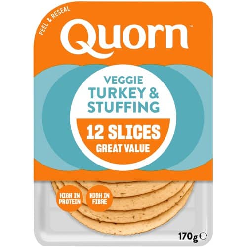 Quorn Vegetarian Turkey & Stuffing Slices (170g)