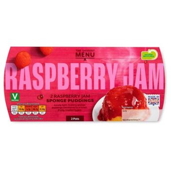 Raspberry Jam Sponge Puddings (2)