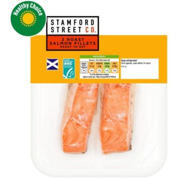 Ready to Eat ASC Roast Salmon Fillets (2 x 185g)