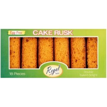 Regal Bakery Egg Free Cake Rusks (18 x 300g)