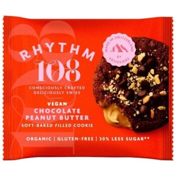 Rhythm108 Vegan Chocolate Peanut Butter Soft-Baked Filled Cookie (50g)