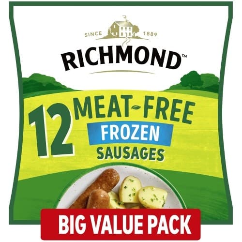 Richmond 12 Meat Free Vegan Sausages (12 x 456g)