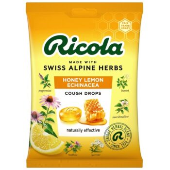 Ricola Soothe & Clear Honey Lemon Echinacea Lozenges (75g)