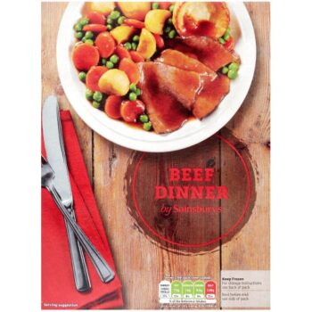 Roast Beef Dinner Ready Meal for One (400g)
