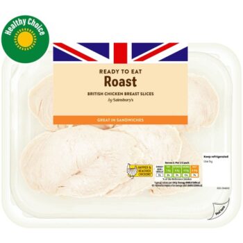 Roast British Cooked Chicken Breast Slices (180g)