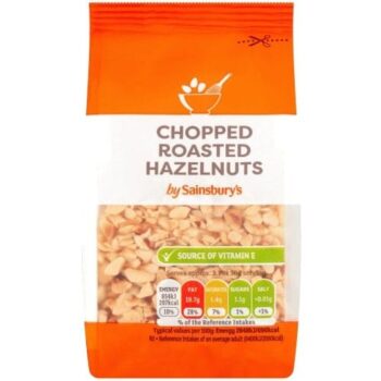Roasted Chopped Hazelnuts (100g)