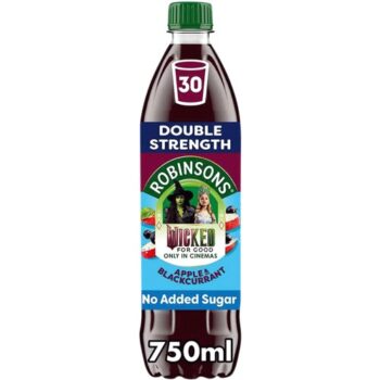 Robinsons Double Strength Apple & Blackcurrant Squash (750ml)