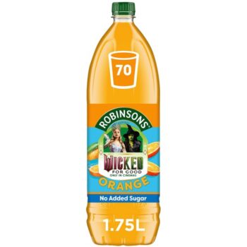 Robinsons Double Strength Orange No Added Sugar Squash 1.75 L (1.75 Litre)