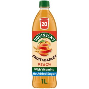 Robinsons Fruit & Barley Peach Squash No Added Sugar (1 Litre)