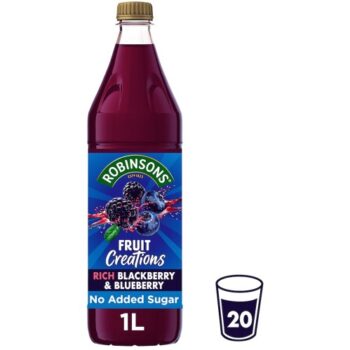 Robinsons Fruit Creations Blackberry & Blueberry Squash (1 Litre)