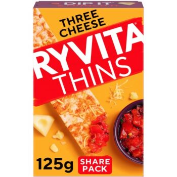 Ryvita Three Cheese Thins (125g)