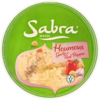 Sabra Garlic & Red Pepper Houmous (200g)