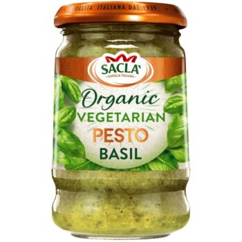 Sacla' Italia Organic Basil Pesto (190g)