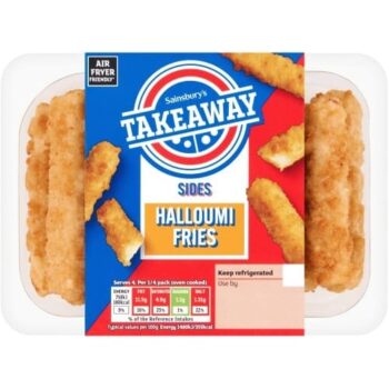Sainsbury's 12 Breaded Halloumi Fries (204g)
