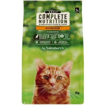 Sainsbury's Adult Complete Nutrition with Chicken Cat Food 1+ Years (2kg)