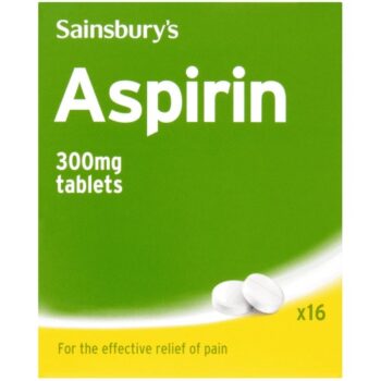 Sainsbury's Aspirin Tablets (16)