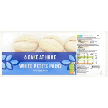 Sainsbury's Bake at Home White Petit Pains (6)