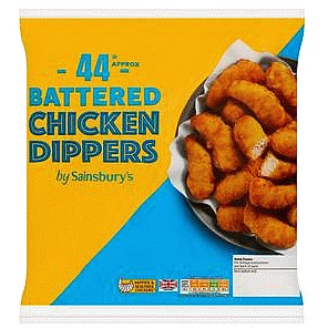Sainsbury's Battered Chicken Dippers (44 x 1kg)