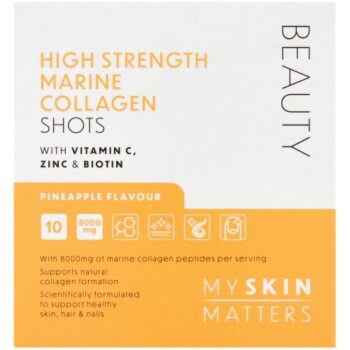 Sainsbury's Beauty High Strength Pineapple Flavour Marine Collagen Shots (10)