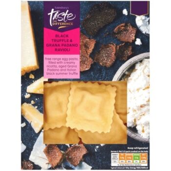 Sainsbury's Black Truffle & Grana Padano Ravioli Taste the Difference (250g)