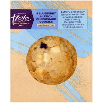 Sainsbury's Blueberry & Lemon Cookies Taste the Difference (4)