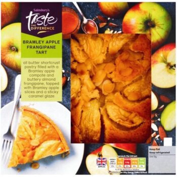 Sainsbury's Bramley Apple Frangipane Tart Taste the Difference (430g)