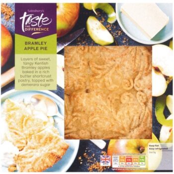 Sainsbury's Bramley Apple Pie Taste the Difference (660g)